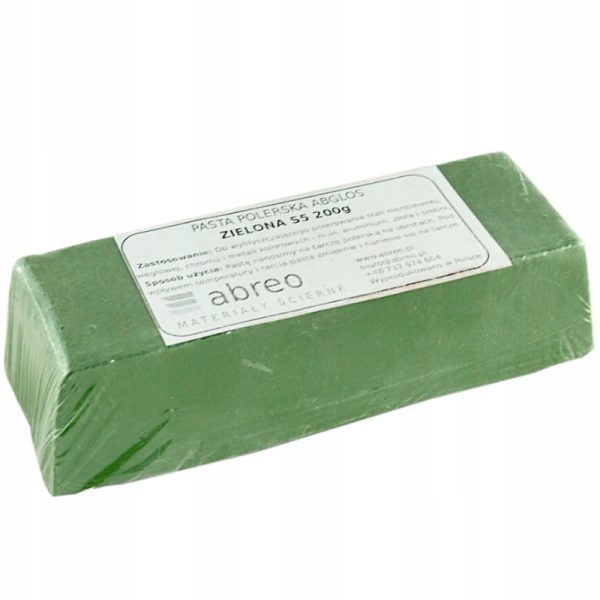 PASTA POLERSKA ZIELONA DO ALUMINIUM INOX NA LUSTRO
