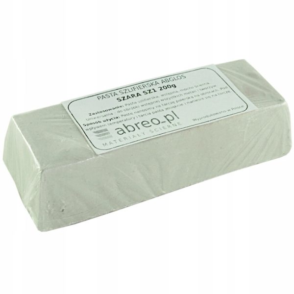 PASTA POLERSKA SZLIFIERSKA SZARA 200 UNIWERSALNA ŚCIERNA